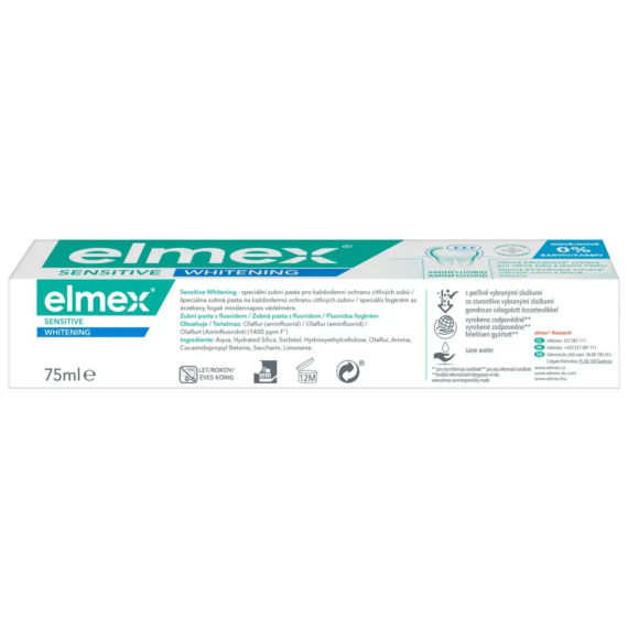 Elmex Sensitive Whitening fogkrém - 75 ml